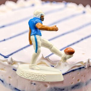 McDonald's Happy Meal EA Sports Madden Football Chargers Kicker Cake Topper A63